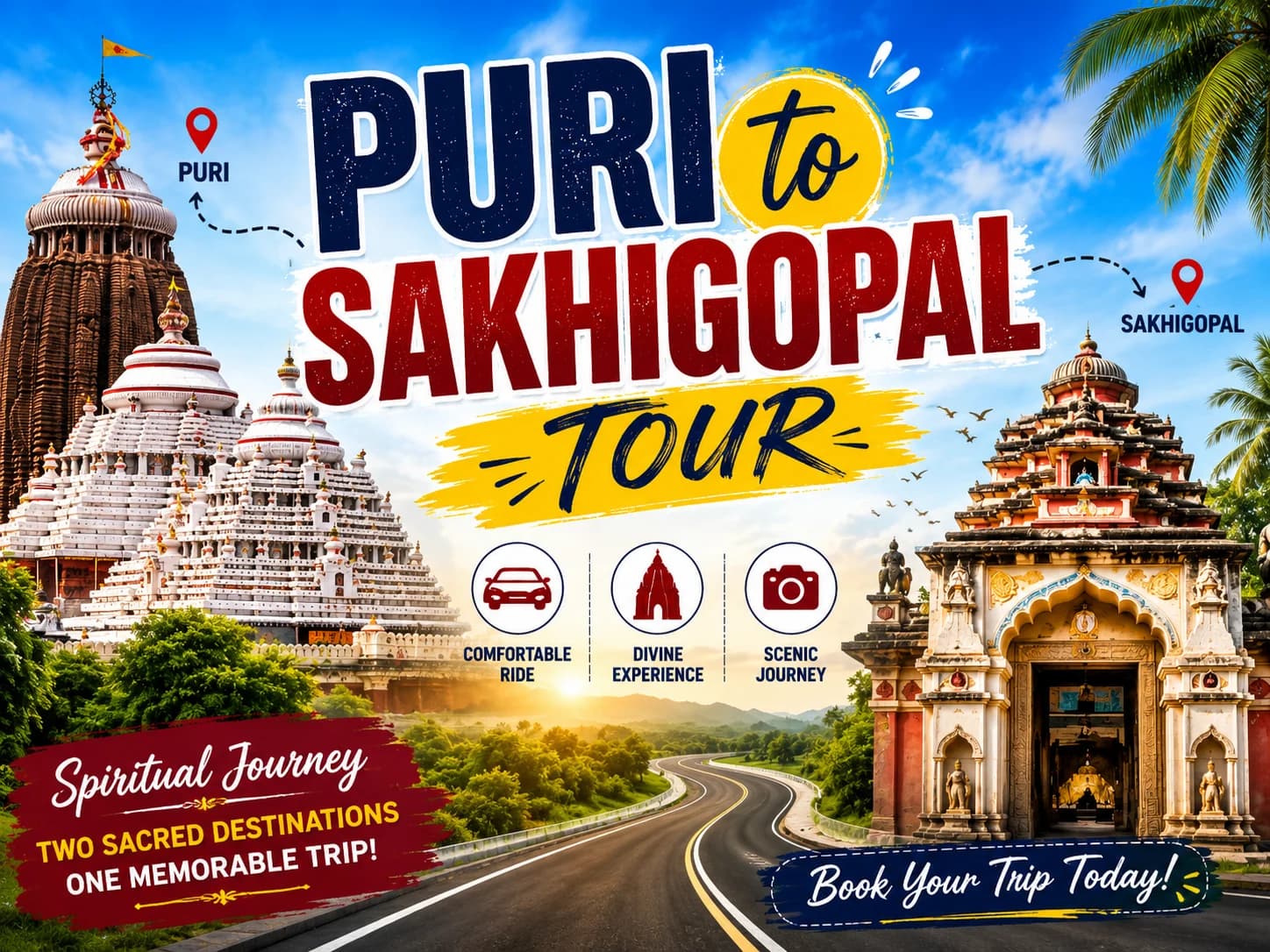 TRIP FROM PURI TO SAKHIGOPAL
