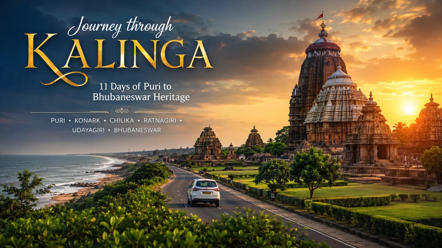 Journey through Kalinga: 11 Days of Puri to Bhubaneswar Heritage